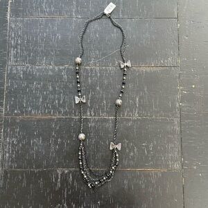 Long Necklace with Bows